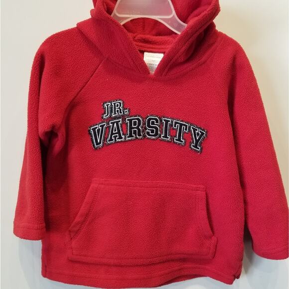 Wonder Kids Jr. Varsity Red Hoodie Sweatshirt Long Sleeve Kangaroo Pockets 24 M - Picture 1 of 5